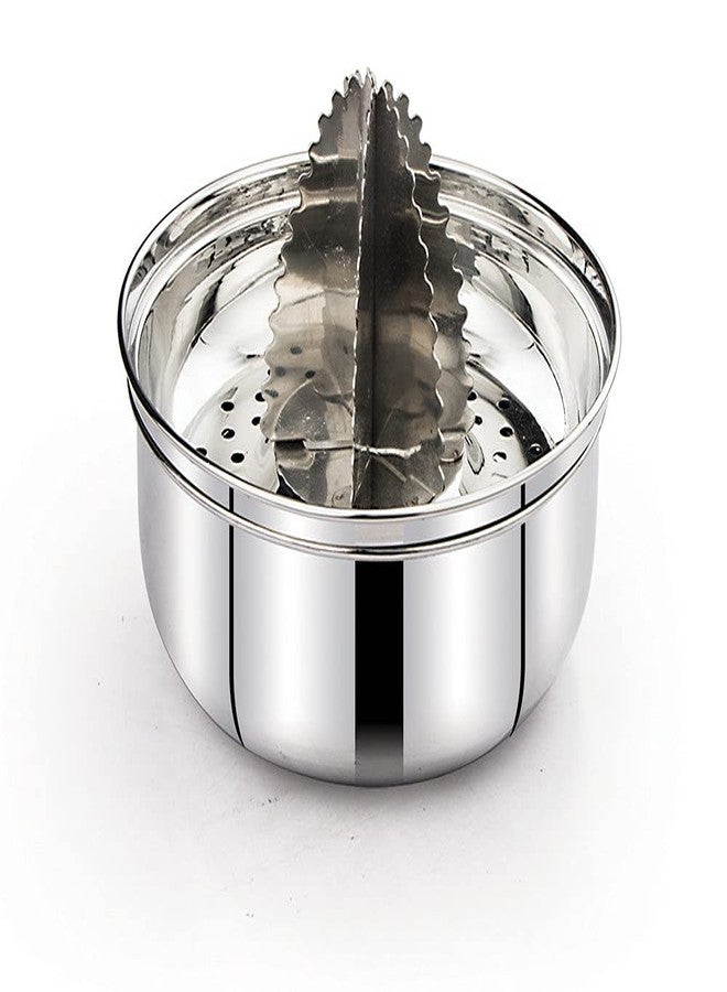 Expresso Stainless Steel Citrus/Lemon Squeezer,Juicer with Bowl_Round - Image 1